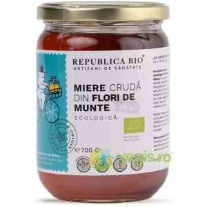 Miere din Flori de Munte Cruda Ecologica/Bio 700g