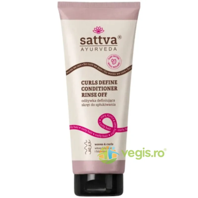 Balsam pentru Par Cret pentru Definirea Buclelor 200ml Sattva Ayurveda — preț și oferte