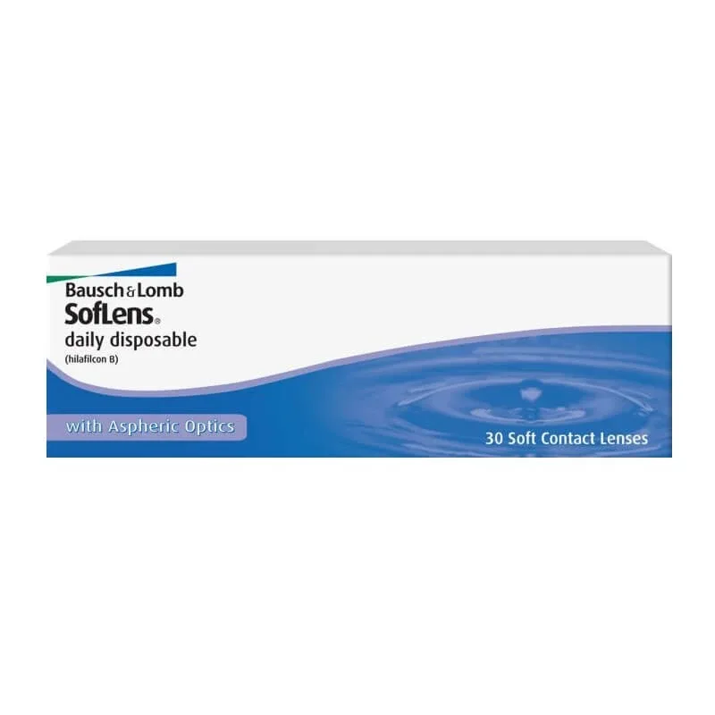 Lentile de unică folosință, SofLens 1 Day, -02.00, 30 bucăți, Bausch Lomb — preț și oferte
