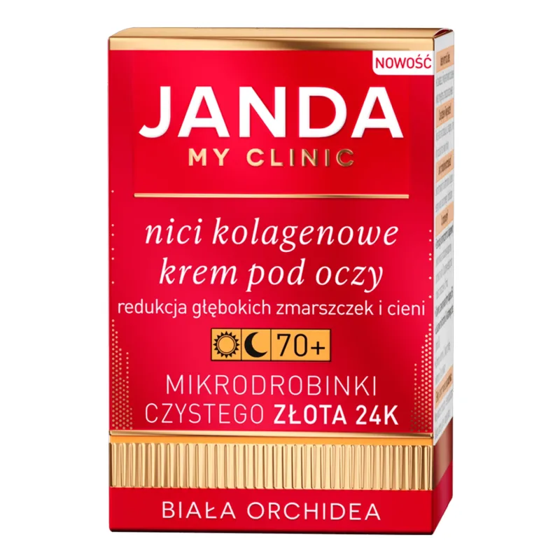 Janda My Clinic Collagen Threads 70+, cremă de ochi, 15 ml — preț și oferte