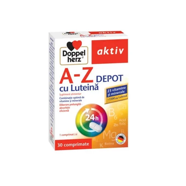 A-Z Depot cu Luteină, 30 comprimate, Doppelherz — preț și oferte