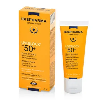 Isis Pharma UVEBLOCK Fluid protectie solara SPF 50+, 40ml — preț și oferte