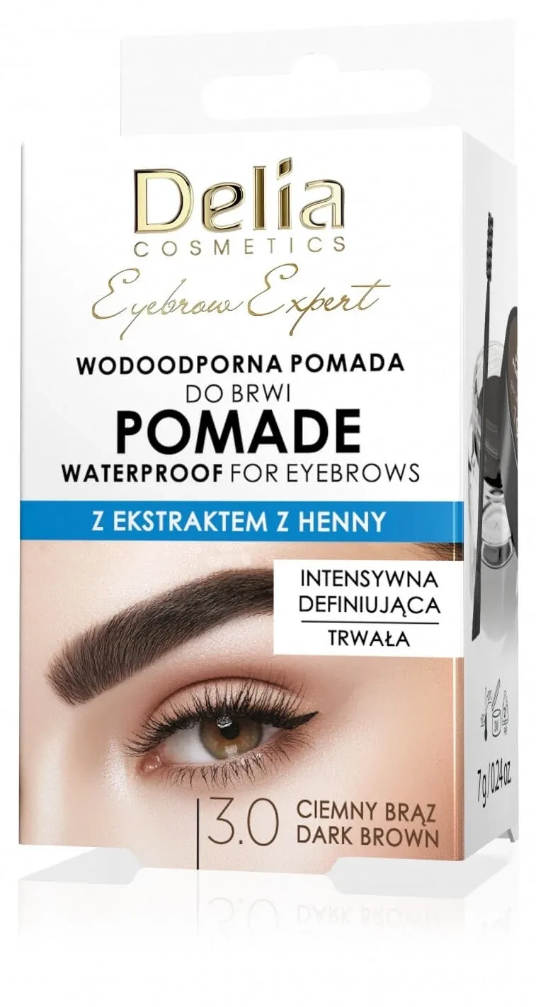DELIA Eyebrow Expert Waterproof Eyebrow Pomade 3.0 Brown 7 g Delia Cosmetics — preț și oferte