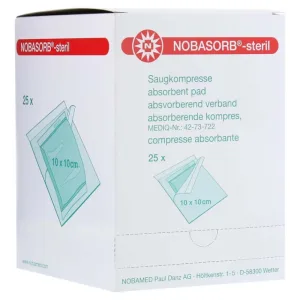 Noba Nobasorb-steril tampoane absorbante, 10 x 10 cm 25 buc.