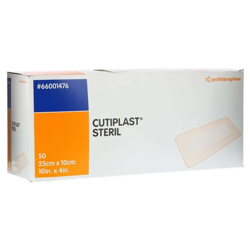 Pansament steril pentru răni Cutiplast 10x25 cm 50 buc — preț și oferte