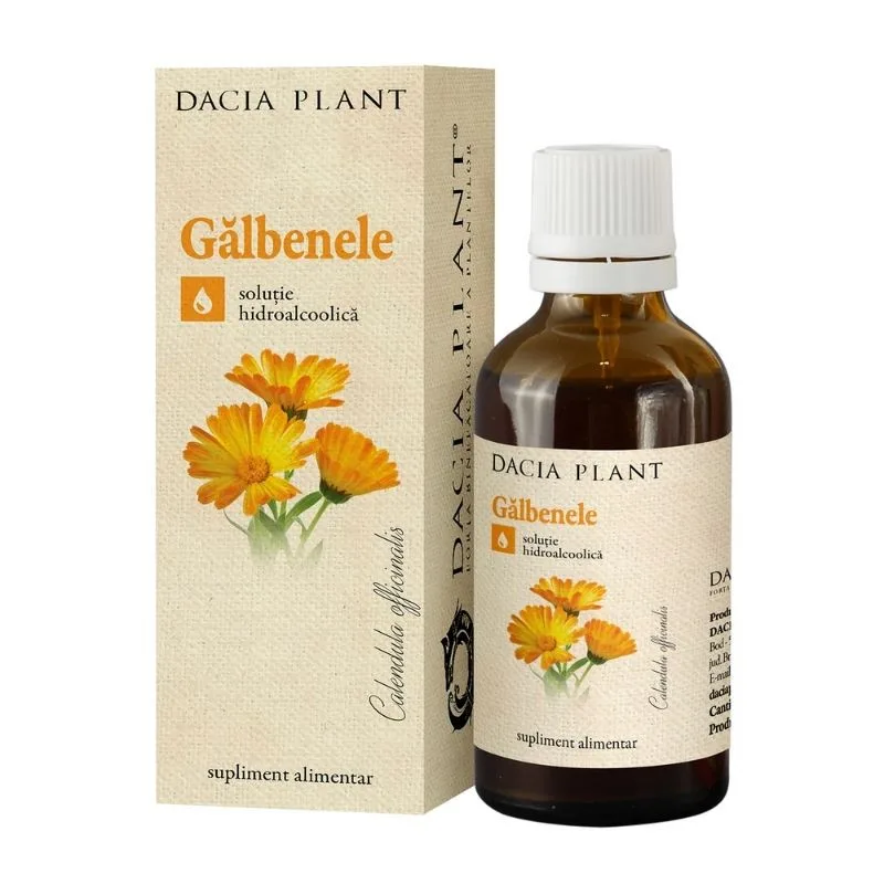 Tinctura de galbenele, 50ml, Dacia Plant — preț și oferte