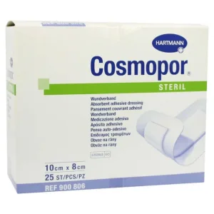 Pansament steril pentru răni Cosmopor 8x10 cm 25 buc