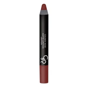 Golden Rose Matte Crayon Lipstick, ruj mat în creion, 01, 3.5 g