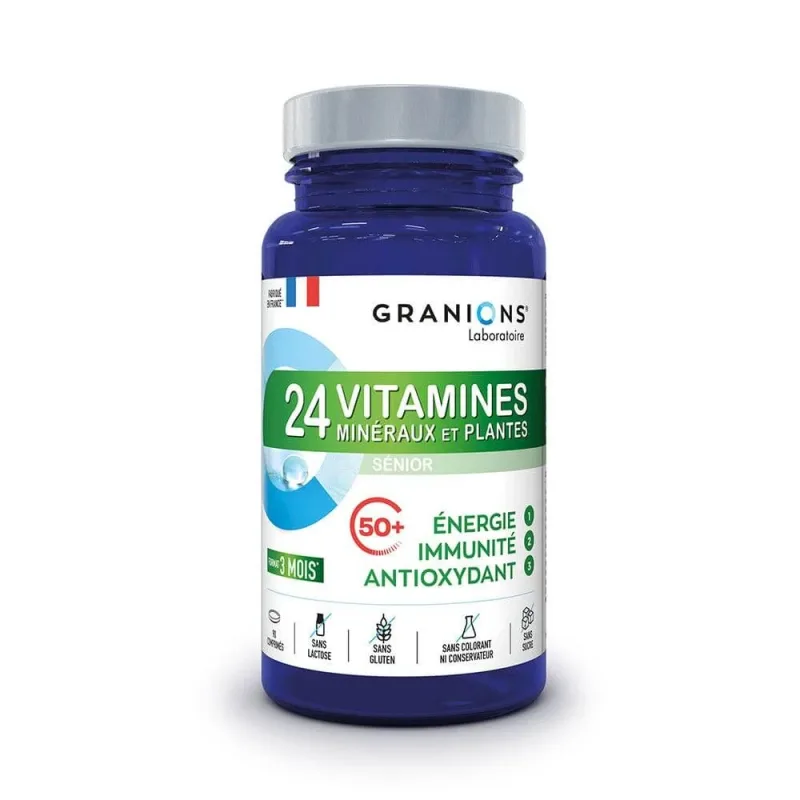 Granions 24 Vitamine, minerale și plante 90 comprimate — preț și oferte
