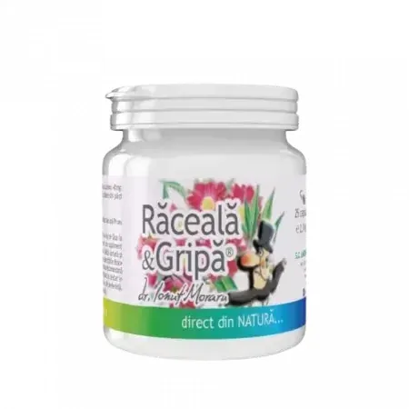 Raceala si gripa, 25 capsule, Pro Natura — preț și oferte