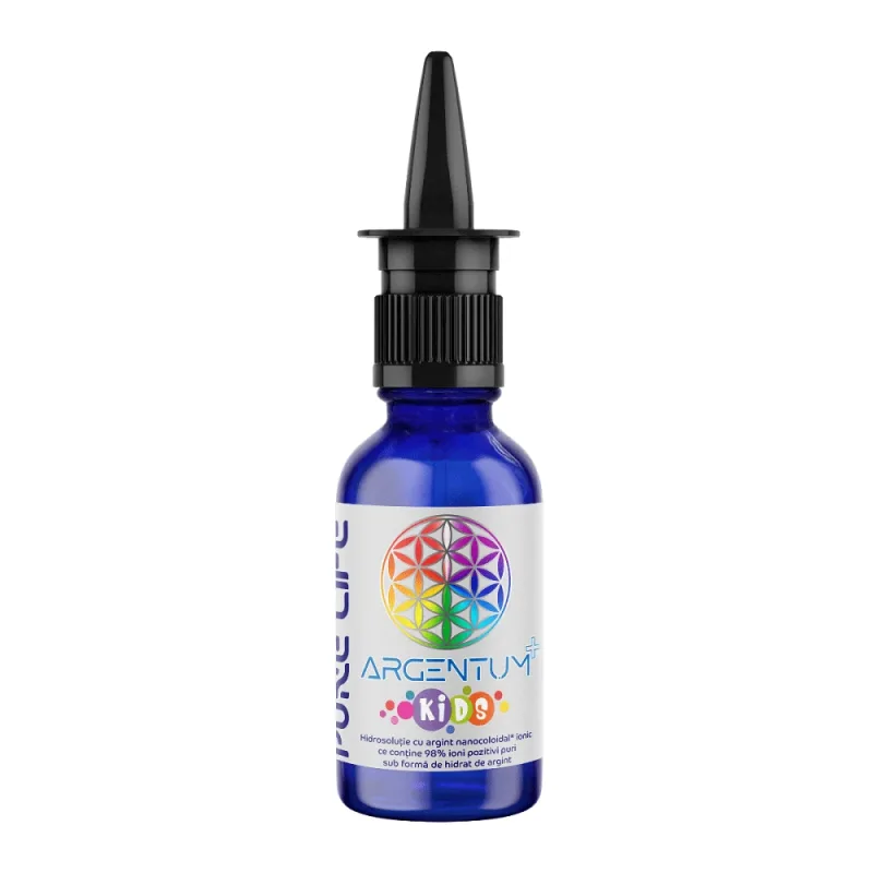 Argint nanocoloidal Argentum+ Kids, 30 ml, Pure Life — preț și oferte