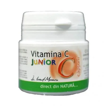 Vitamina C Junior cu aroma de capsuni, 20 comprimate, Pro Natura — preț și oferte