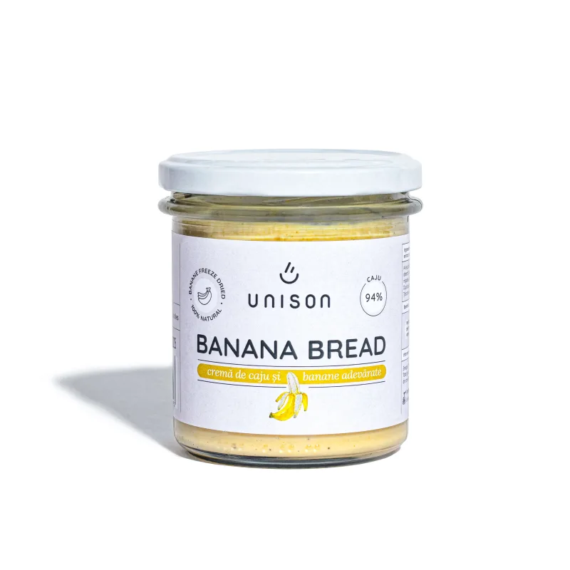 Crema tartinabila Banana Bread, 300 g, Unison — preț și oferte