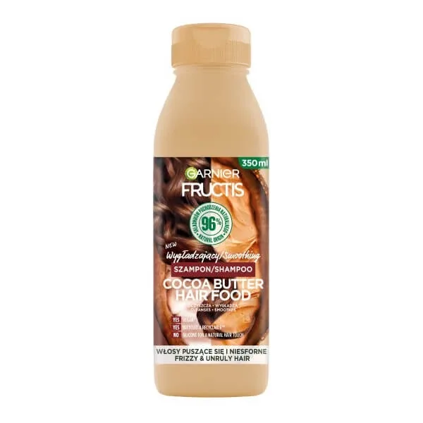 Garnier Fructis Cocoa Butter Hair Food Șampon pentru păr creț, 350ml — preț și oferte