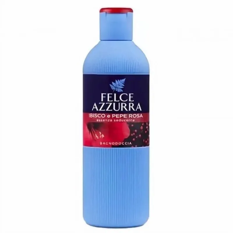 Gel de spălare pentru corp Felce Azzurra Hibiscus amp; piper roz, 650 ml — preț și oferte