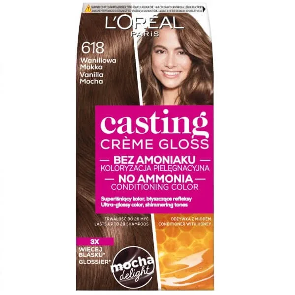 L Oreal Paris Casting Creme Gloss Culoare de păr 618 Vanilla Mocha — preț și oferte