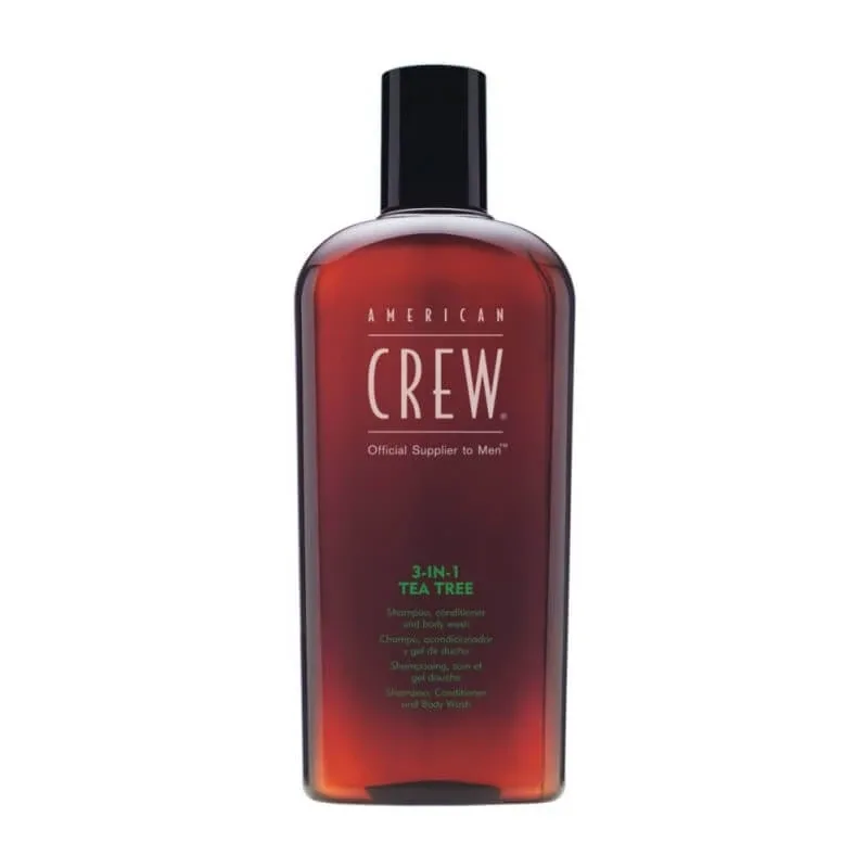 Șampon, balsam și gel de baie American Crew Tea Tree, 450 ml — preț și oferte