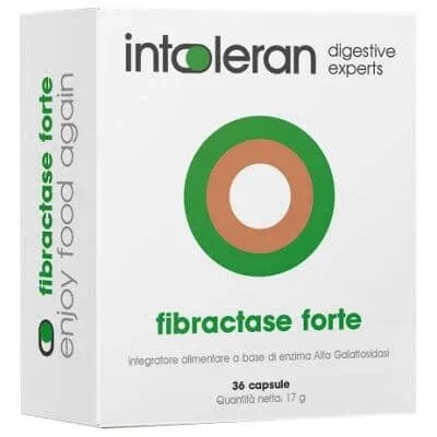 Intoleran fibractase forte 36 capsule — preț și oferte