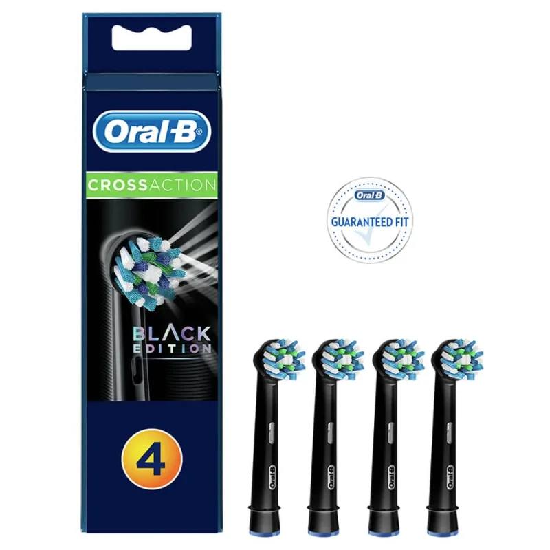 Oral B Piese de schimb Pro Cross Action Black Edition 4pcs — preț și oferte
