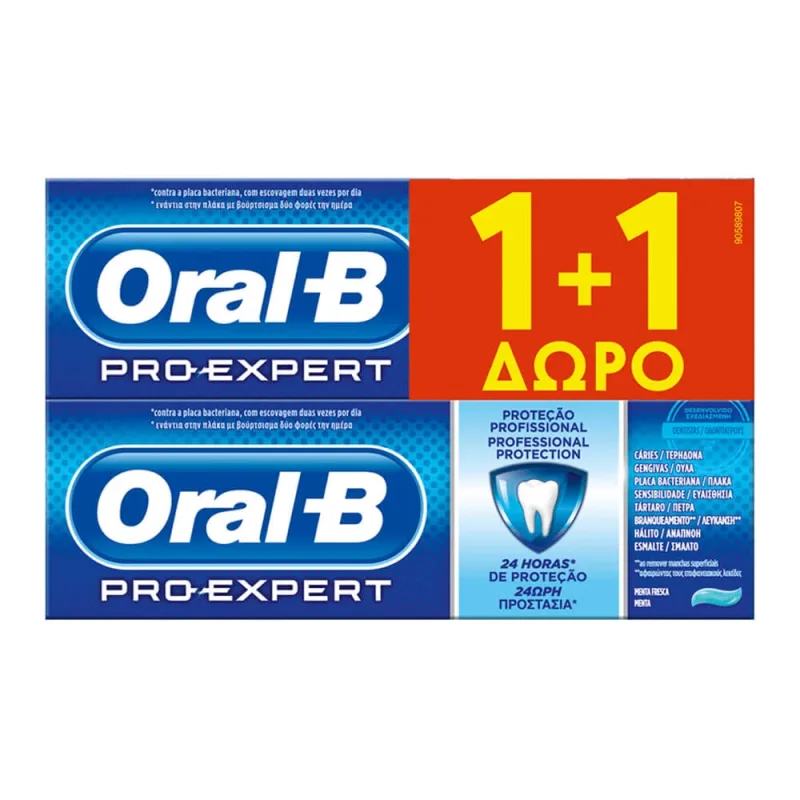 Oral B Pro Expert Professional Protection 75ml 1+1 GRATUIT — preț și oferte