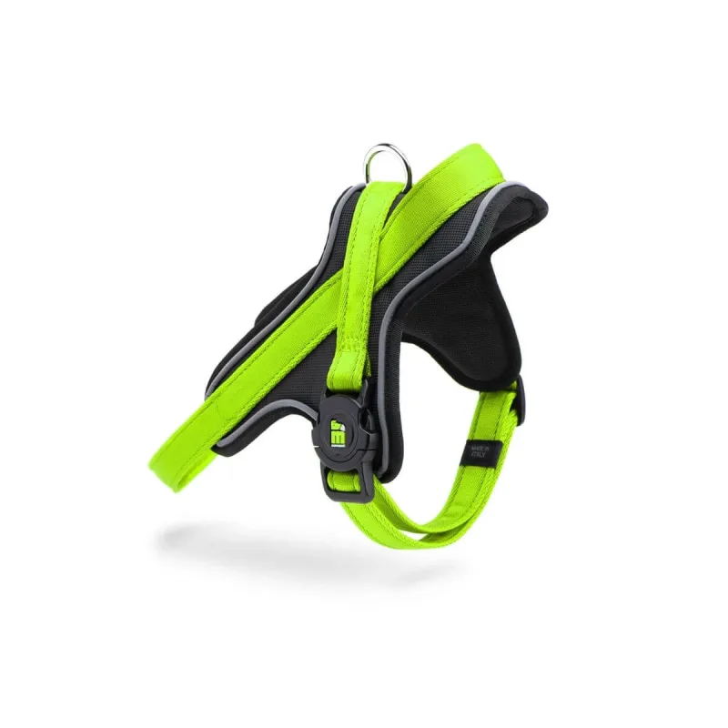 MYFAMILY Memopet, ham cu NFC câini, textil, XL, 79-90cm, verde — preț și oferte