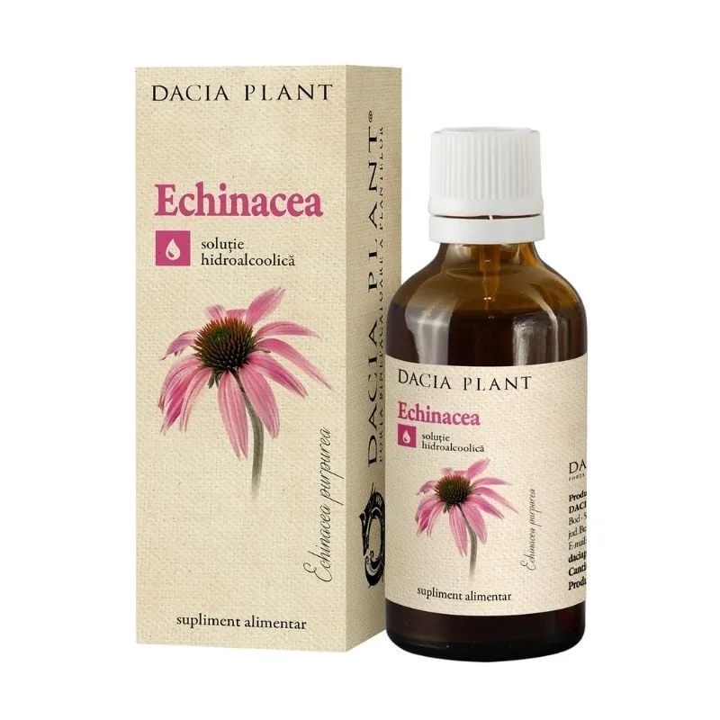 Tinctura de echinacea, 50ml, Dacia Plant — preț și oferte