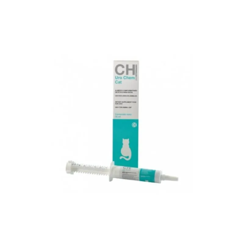 CHEMICAL IBERICA Uro Chem, supliment sistem urinar pisici, flacon cu aplicator, 30ml pastă orală — preț și oferte