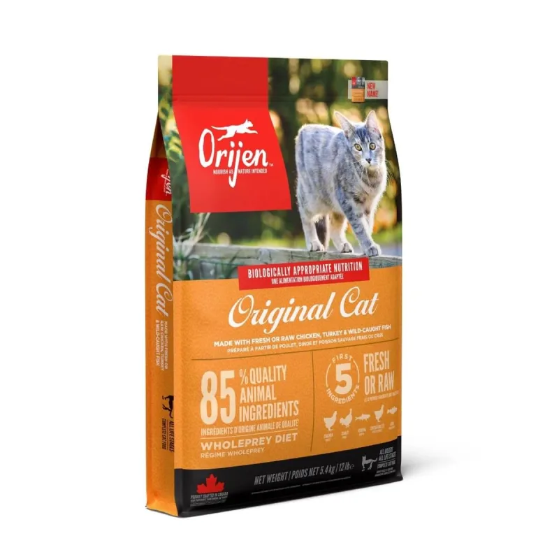 ORIJEN Original Adult Cat, hrană uscată fără cereale pisici, 5.4kg — preț și oferte