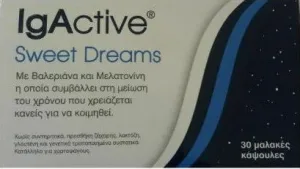 IgActive Sweet Dreams Supliment pentru Somn 30 softgels