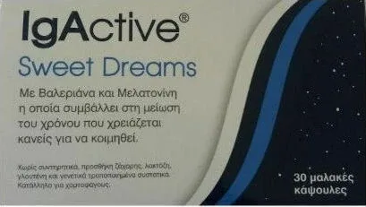 IgActive Sweet Dreams Supliment pentru Somn 30 softgels — preț și oferte