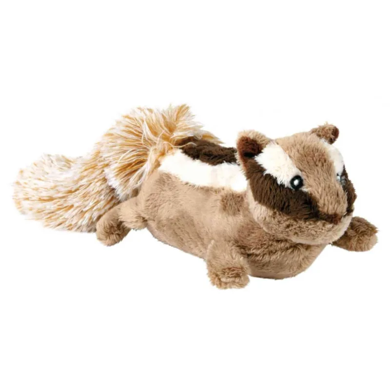 Trixie, jucărie veverița câini, cu sunet, pluș, 28cm, multicolor — preț și oferte