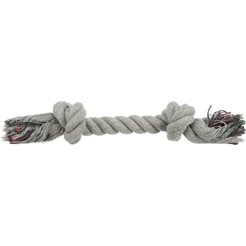 TRIXIE, jucărie sfoară cu 2 noduri câini, 26cm, multicolor — preț și oferte