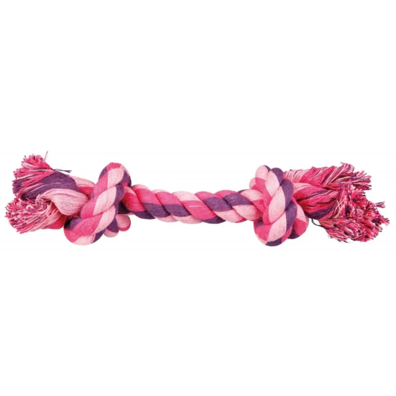 TRIXIE, jucărie sfoară cu 2 noduri câini, 28cm, multicolor — preț și oferte