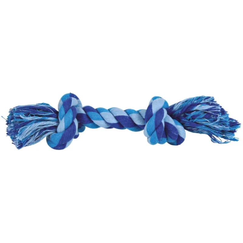 TRIXIE, jucărie sfoară cu 2 noduri câini, 22cm, multicolor — preț și oferte
