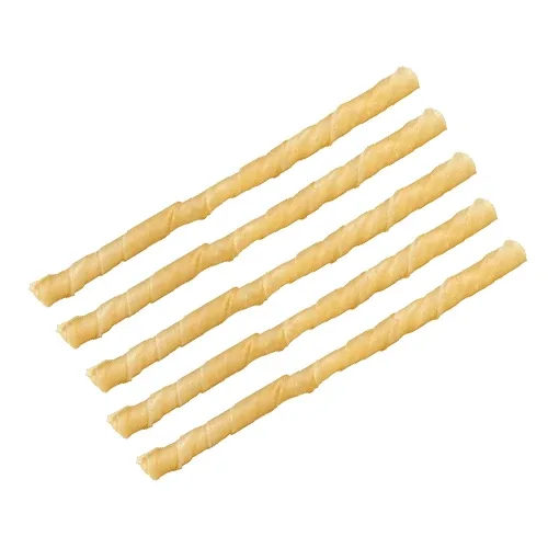 Baton rasucit piele 10 mm grosime / 12 cm lungime, 100 bucati/set — preț și oferte