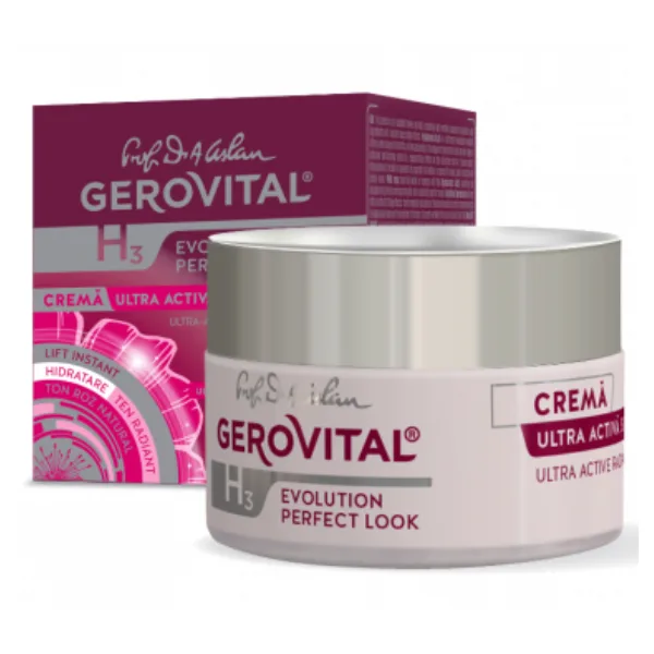 GH3 EVOLUTION PERFECT LOOK CREMA ULTRA ACTIVA SI LUMINOZITATE 50ML 2940 FARMEC — preț și oferte