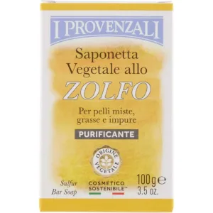 I provenzali sulphur - săpun purificator pentru ten gras și impur 100 g