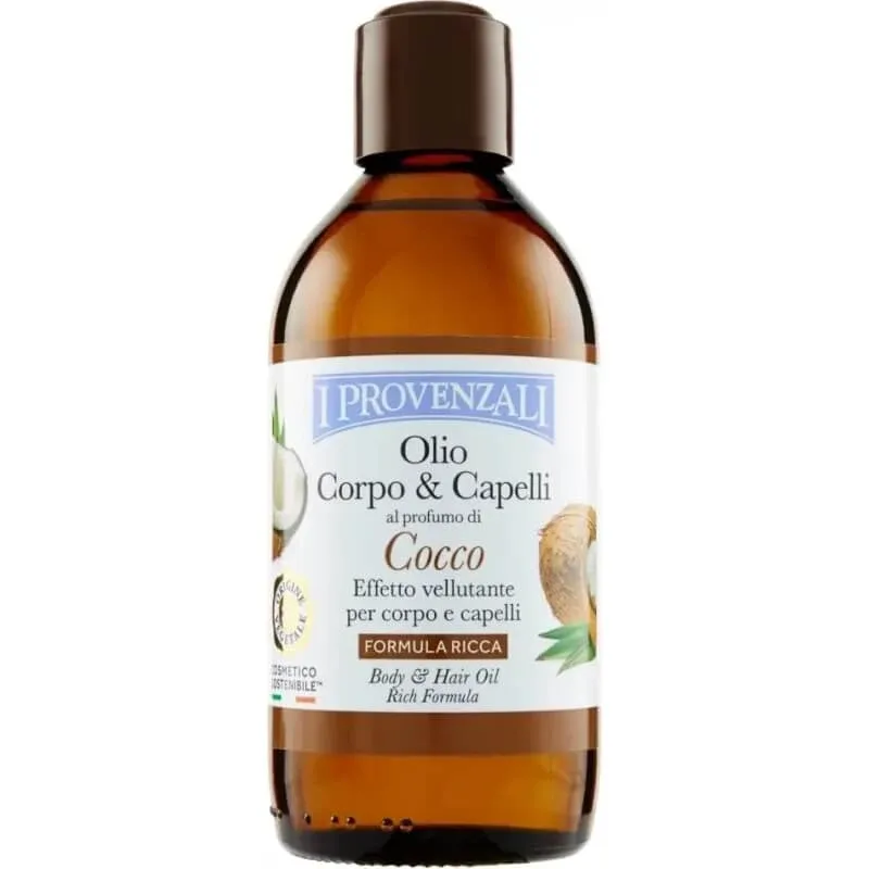 Uleiul pentru corp și păr I provenzali, cu parfum de cocos, 200 ml — preț și oferte