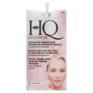 Hq Scrub facial – exfoliant delicat cu pudră de sâmburi de caise 15 ml