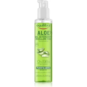 Equilibra aloe – gel micelar de curățare pentru față, 200 ml