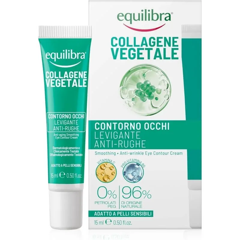 Equilibra colagen vegetal – cremă pentru conturul ochilor, cu efect de netezire și antirid, 15 ml — preț și oferte