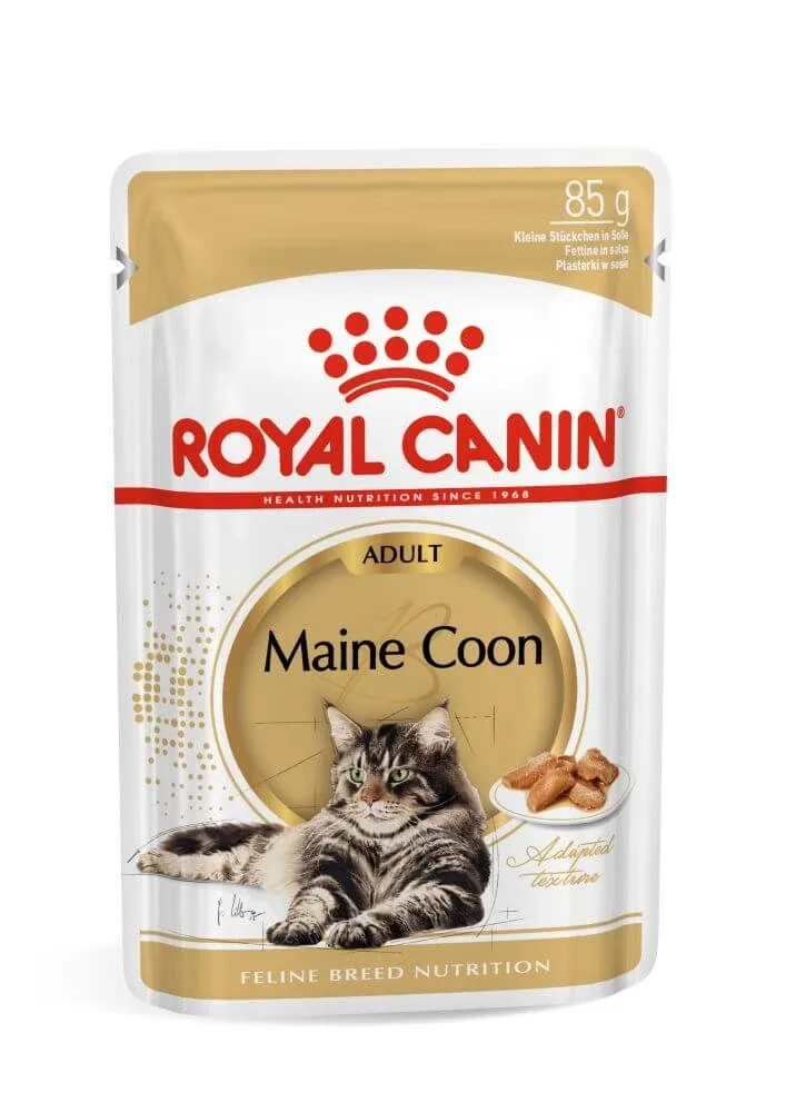 ROYAL CANIN Maine Coon Adult, hrană umedă pisici, (în sos), 85g — preț și oferte