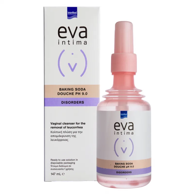 Solutie de Curatare Vaginala Eva Intima Baking Soda Douche pH 9.0, Intermed | 147 ml — preț și oferte