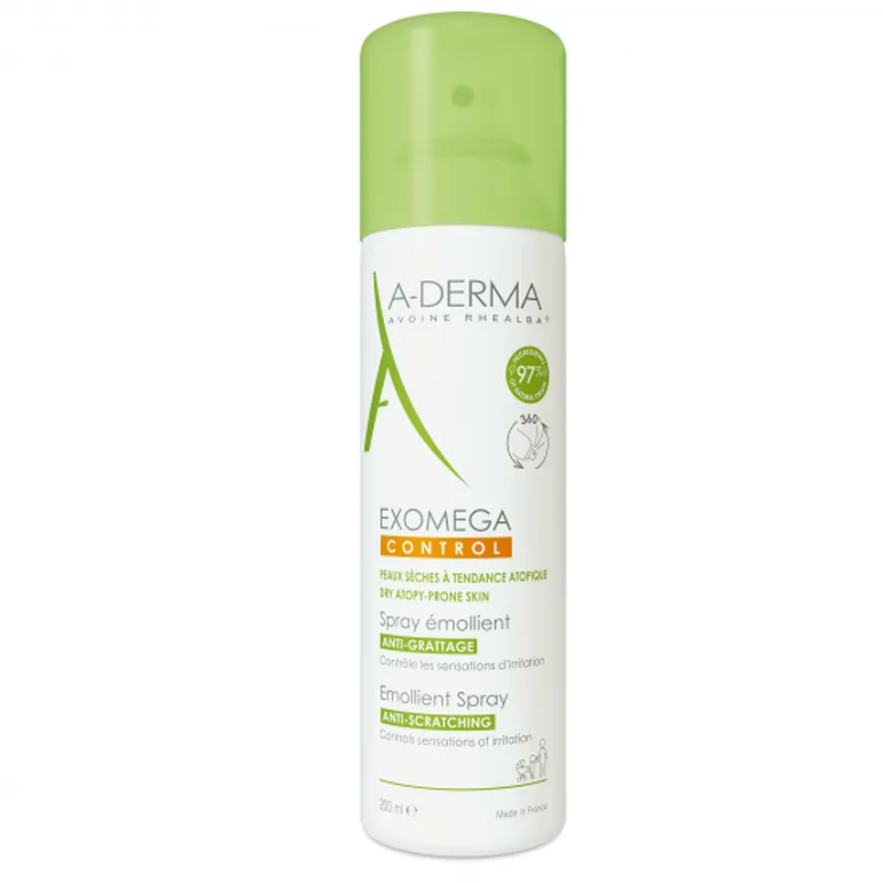 Spray emolient anti-prurit pentru orice piele uscata Exomega Control A-Derma | 200 ml PIERRE FABRE — preț și oferte
