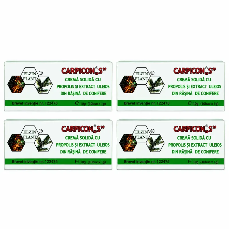 Supozitoare Carpicon S, blister 4x10 bucăți x 1 g, Elzin Plant — preț și oferte