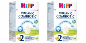 Lapte praf formulă de continuare Organic Combiotic 2, +6 luni, 2x800 gr, Hipp 