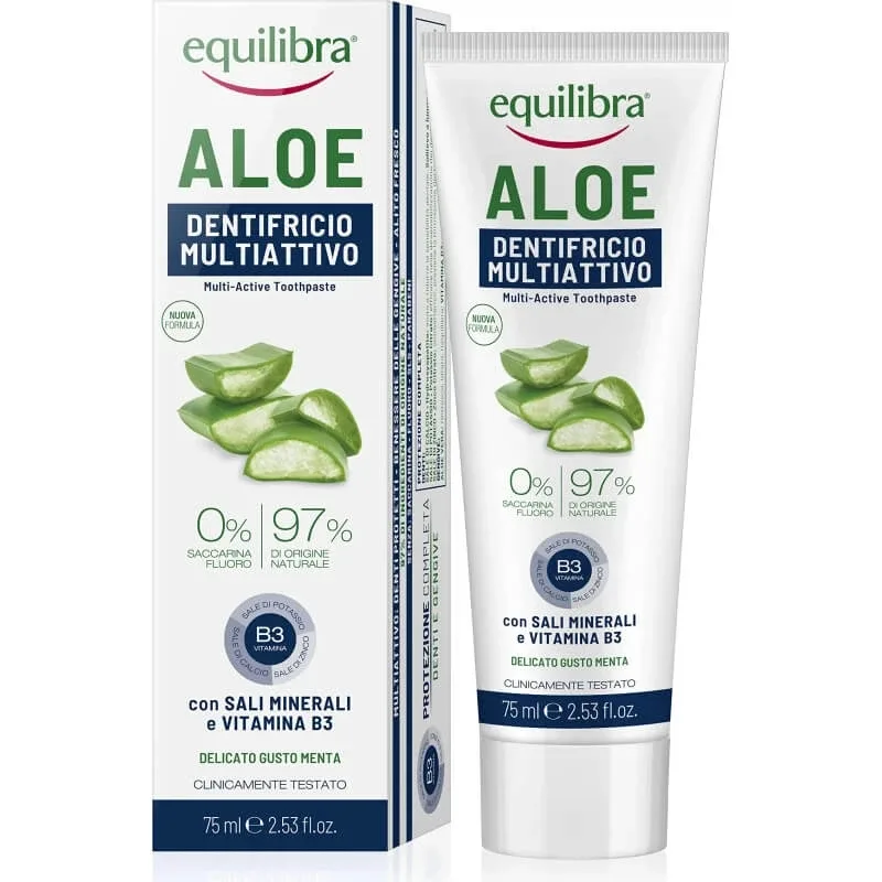 Equilibra, pastă de dinți multiactivă cu aloe, 75 ml — preț și oferte