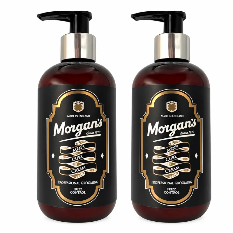 Crema pentru bucle Men's Curls Cream Professional Grooming, 2x250 ml, Morgan's — preț și oferte
