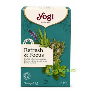 Ceai Refresh&Focus Ecologic/Bio 17 plicuri