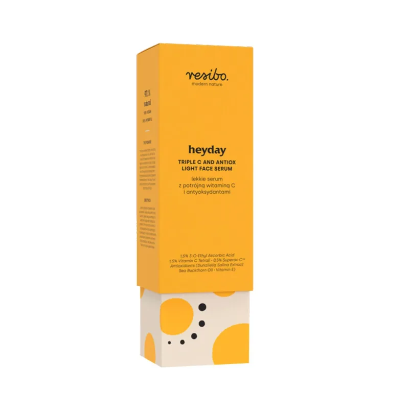 Resibo Heyday, ser ușor cu vitamina C triplă și antioxidanți, 30 ml — preț și oferte